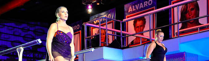 Lydia Lozano y Raquel Mosquera en '¡Mira quién salta!'