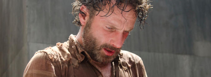 Andrew Lincoln en la cuarta temporada de 'The Walking Dead'