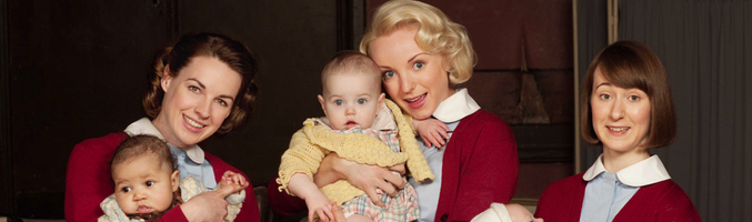 Tres de las protagonistas de &#39;Llama a la comadrona&#39;