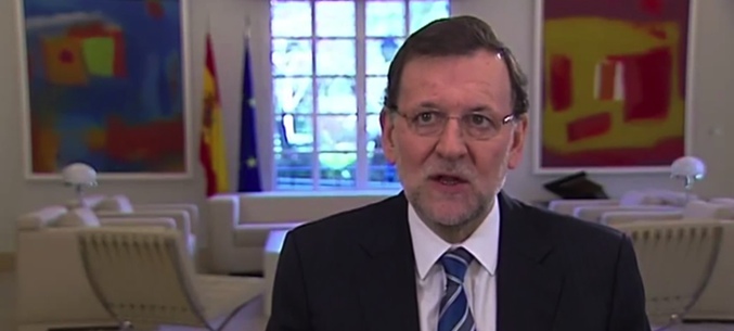 Mariano Rajoy, mirada perdida en el discurso del Día de la Constitución