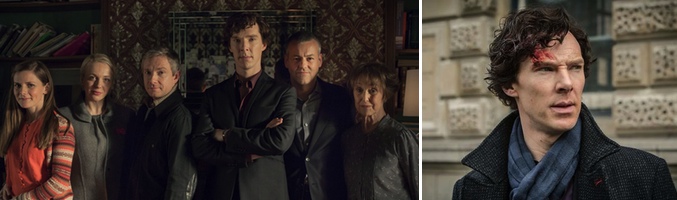 Los protagonistas de 'Sherlock' juntos de nuevo y el investigador con una hérida en la cabeza