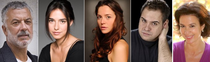 Adolfo Fernández, Cristina Brondo, Cristina Alarcón, Jorge Usón y Puchi Lagarde