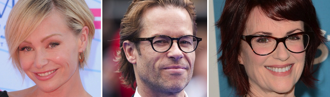 Portia de Rossi, Guy Pearce y Megan Mullay