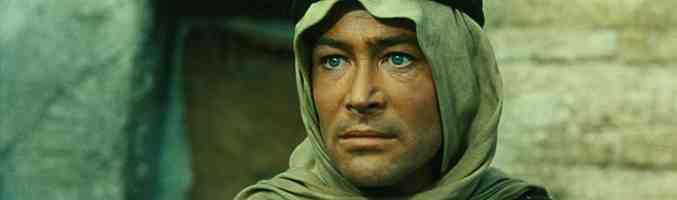 Peter O'Toole en "Lawrence de Arabia"