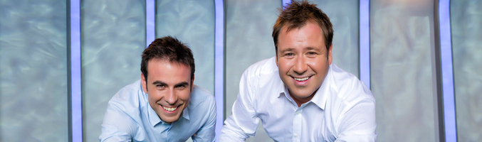 Felipe del Campo y Enrique Marqués, presentadores de &#39;Tiki-taka&#39;