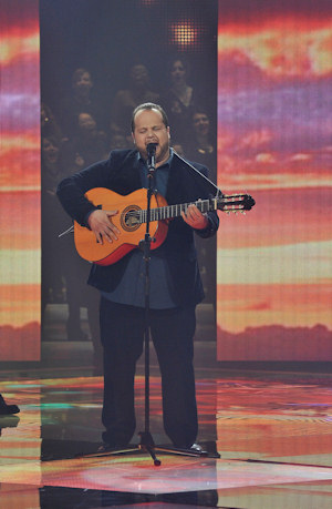 David Barrull en la final de &#39;La Voz&#39;