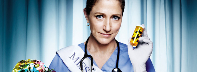 Edie Falco en la quinta temporada de 'Nurse Jackie'