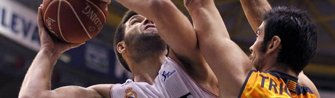 Partido de Liga ACB entre Valencia BC-Real Madrid