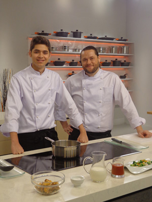 Fabián León y Óscar Martínez