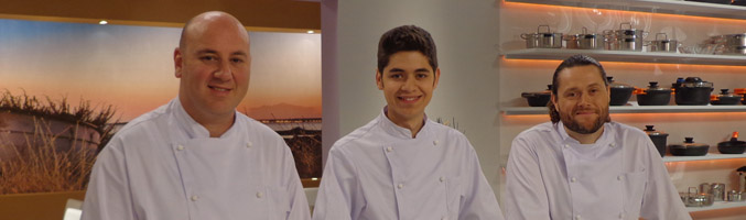 Tomeu Caldentey, Fabián León y Óscar Martínez en el plató de 'Una micona més'