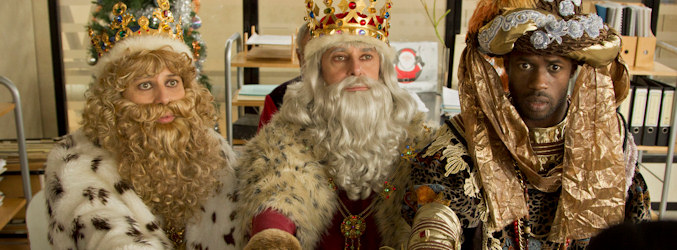 Miriam Iscla, Pere Ponce y Djedje Apali, los tres Reyes Magos de 'Un cuento de Navidad'