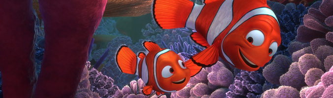 Imagen de la película "Buscando a Nemo"
