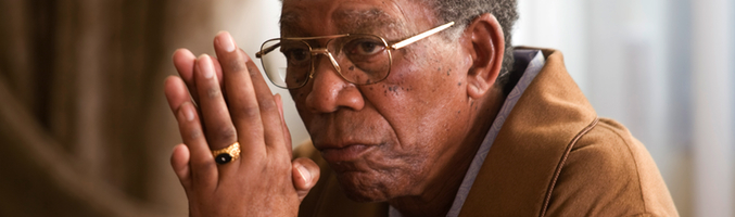 El actor Morgan Freeman protagonista de "Invictus"