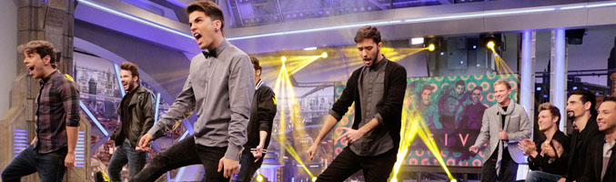 Actuación de Why Fice, la boy band surgida de 'El hormiguero'