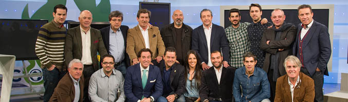 osep Pedrerol con parte de su amplio equipo de colaboradores