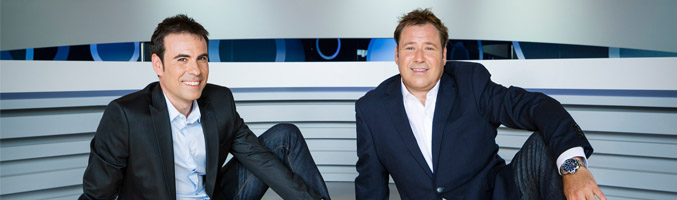 Felipe del Campo y Enrique Marqués, presentadores de 'Tiki-taka'