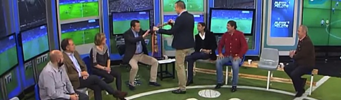 Carlos García Hirschfeld presentando 'Punto pelota'