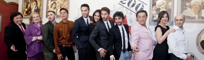 El elenco de 'Aída' en el FesTVal 2013