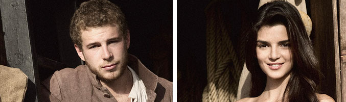 Álvaro Cervantes y Clara Lago