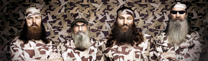 Jase, Tío Si, Willie y el patriarca Phil, los hombres de 'Duck Dynasty