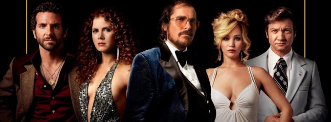 Bradley Cooper, Amy Adams, Christian Bale, Jennifer Lawrence y Jeremy Renner, protagonistas de "La gran estafa americana"