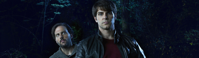 Silas Weir Mitchell y David Giuntoli en 'Grimm'