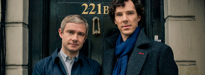 Martin Freeman y Benedict Cumberbatch, Watson y Sherlock