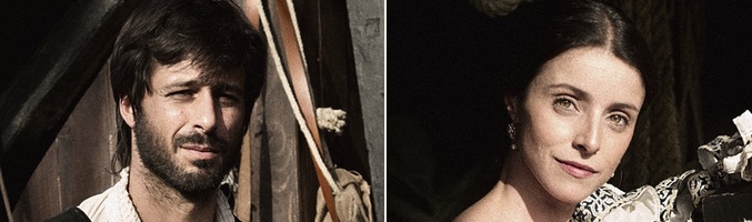 Hugo Silva e Ingrid Rubio, dos de los protagonistas de 'El corazón del océano'