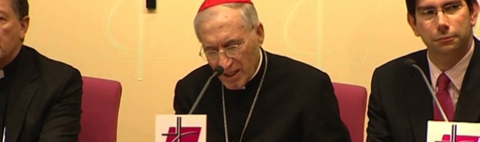 Antonio María Rouco Varela, presidente de la Conferencia Episcopal Española