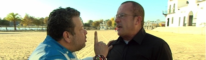 Alberto Chicote hablando con el propietario de "La Concha"