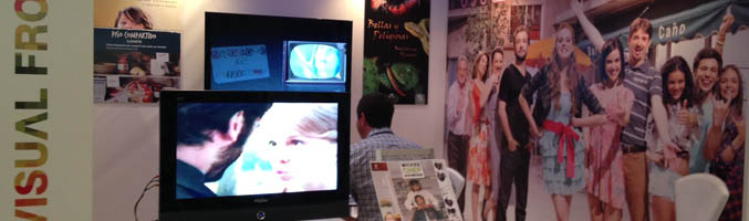 Stand del audiovisual español en la feria NATPE