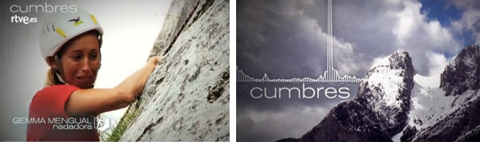 La nadadora Gemma Mengual arranca las emisiones de 'Cumbres' en La 2