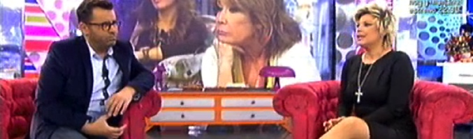 Terelu Campos anuncia a Jorge Javier que deja el programa