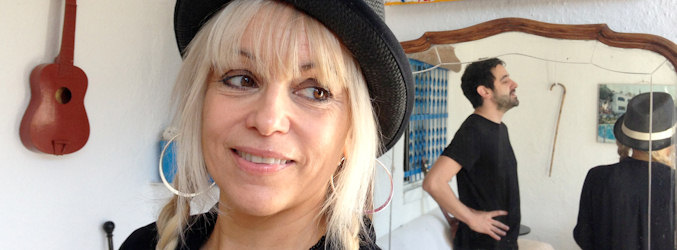 Cathy Claret en el rodaje de &#39;Mapa sonoro&#39;