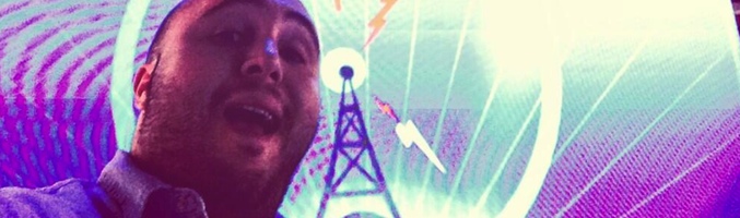 Kiko Rivera en el plató de 'En el aire'