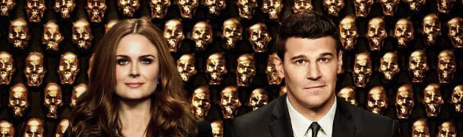 Emily Deschanel y David Boreanaz en 'Bones'