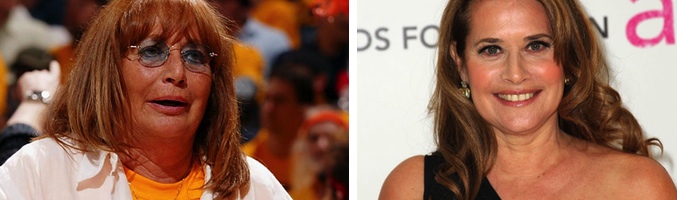 Penny Marshall y Lorraine Bracco