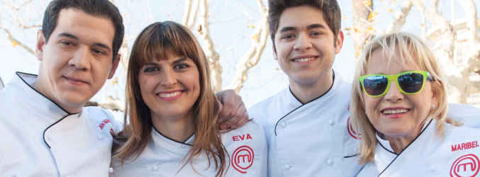 Juan Manuel, Eva, Fabián y Maribel ayudaron en el casting de la segunda edición de 'MasterChef'