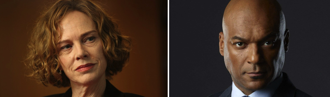 Judy Davis y Colin Salmon