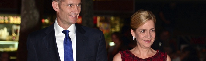 Iñaki Urdangarin y la infanta Cristina en octubre de 2013