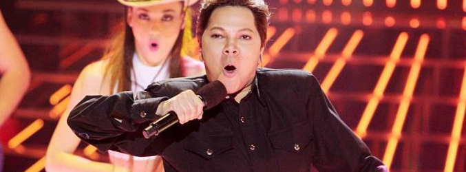 Ángela Carrasco en su papel de Coyote Dax en 'Tu cara no me suena'