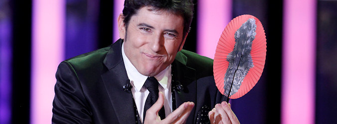 Manel Fuentes durante la conducción de la XVIII gala de los Premios Goya