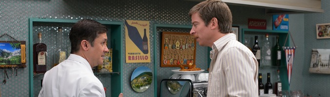 Secun de la Rosa junto con Manuel Baqueiro en El Asturiano