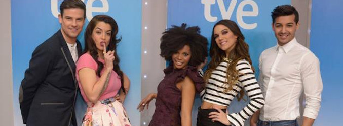 Raúl, Ruth Lorenzo, Brequette, La Dama y Jorge González, candidatos a representante de España en Eurovisión 2014