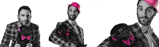 Fotografías de Dani Rovira de la campaña "¿Quién dice que el rosa es un color de chicas?"