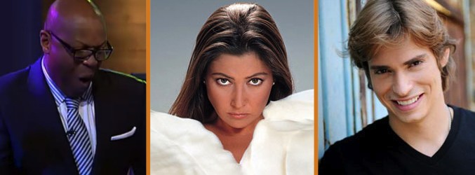 Charlie Hussey, Sara Baras y Carlos Baute