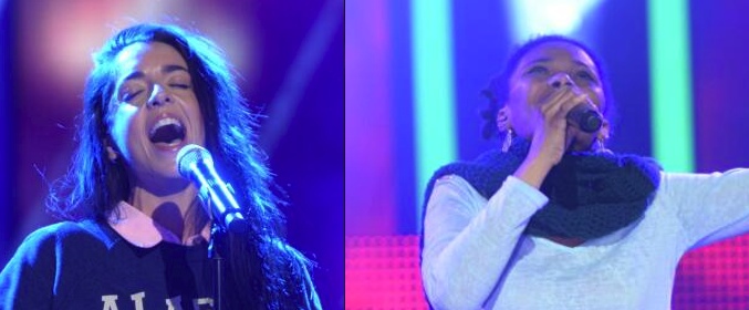 Ruth Lorenzo y Brequette durante los ensayos