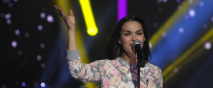 La Dama durante los ensayos