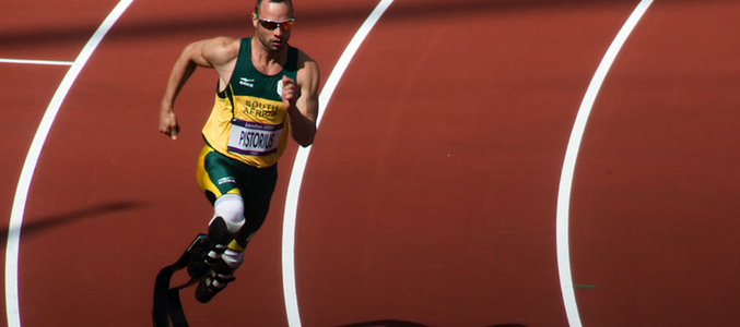 Pistorius en una competición