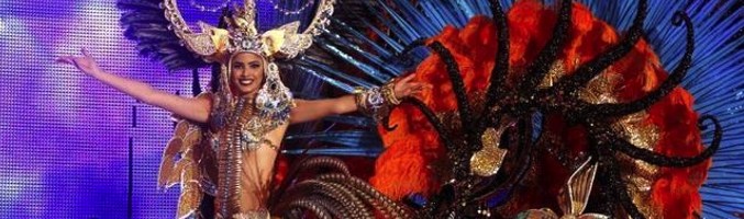 Amanda Perdomo, Reina del Carnaval de Santa Cruz Tenerife 2014